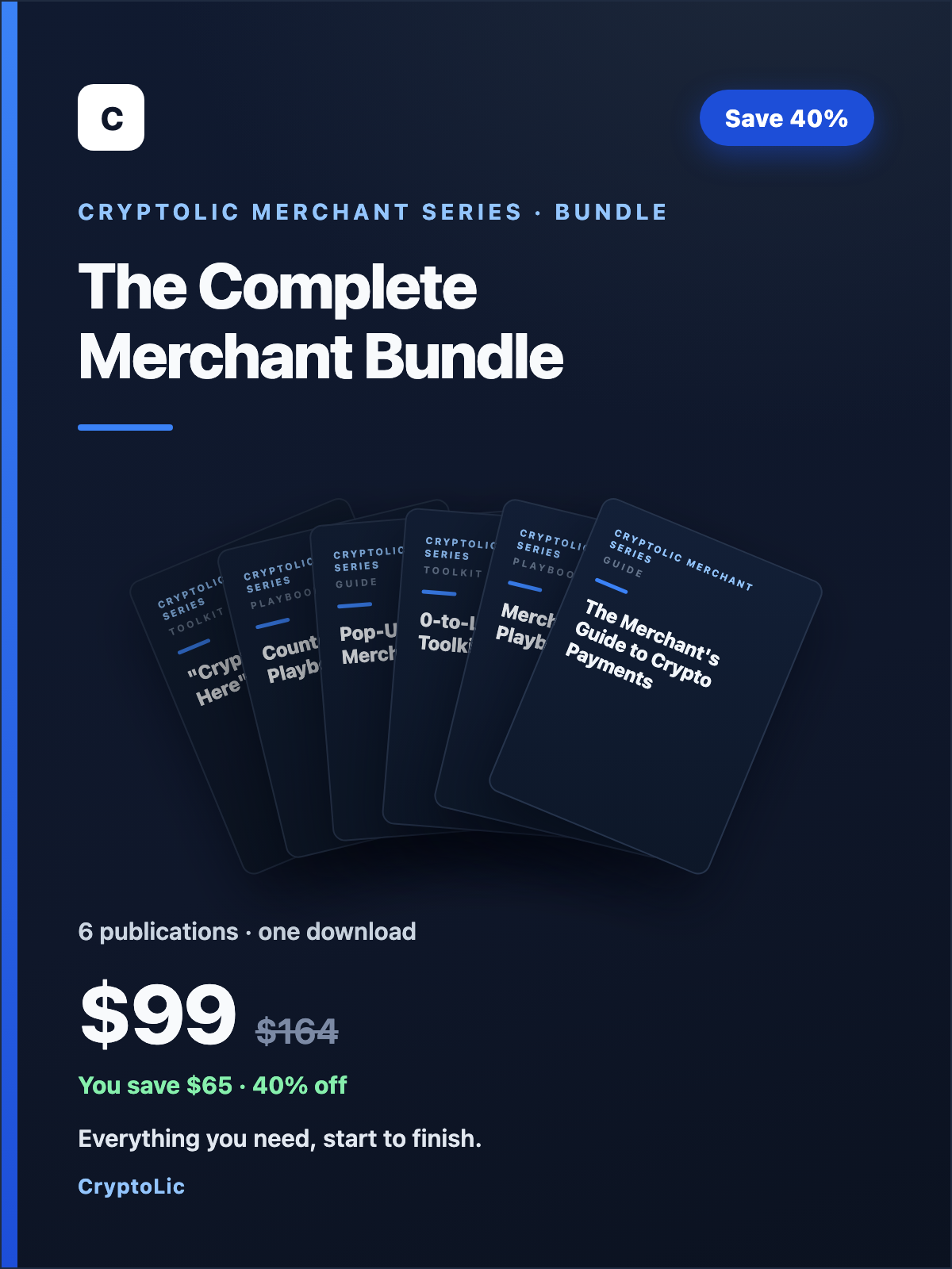 The Complete Merchant Bundle bundle cover — includes 6 publications