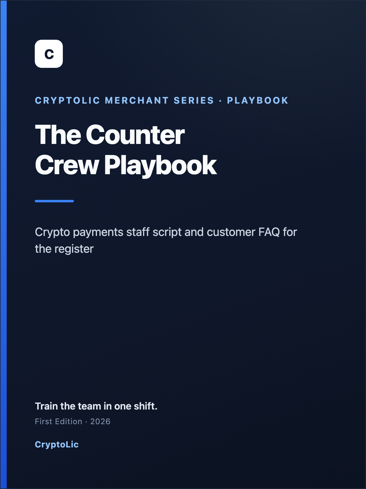 The Counter Crew Playbook cover
